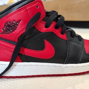 Jordan Kids Sneakers Red and Black